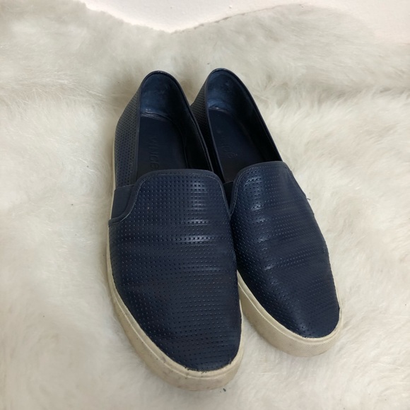 COPY - Vince Blair 5 Perforated Leather Slip on Sneaker - Picture 4 of 10